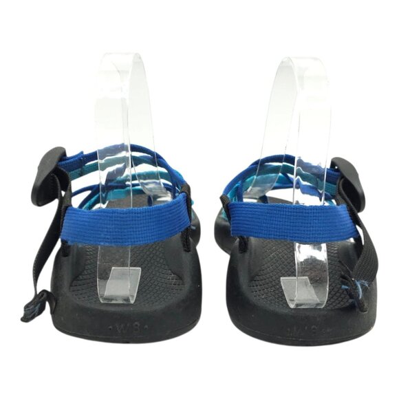 Chaco ZX/2 Classic Sandals Womens 8 Adjustable Straps Toe Loop Vibram Sole Blue - Picture 4 of 16
